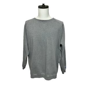 Vintage Russell Sweatshirt Mens 2X Gray Pro Cotton Pullover Long Sleeve